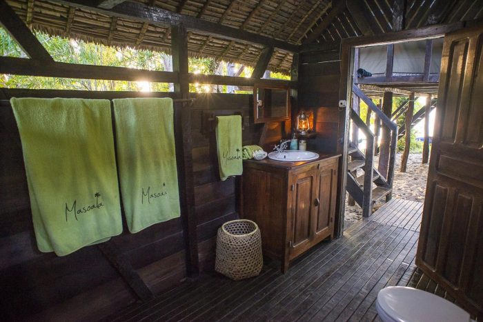 Bathroom at Masoala Forest Lodge in Madagascar