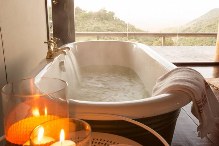 Bath with a view