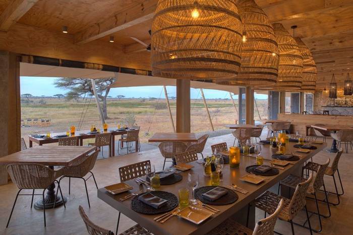 Namiri Plains - Main area for dining - Asilia Tanzania