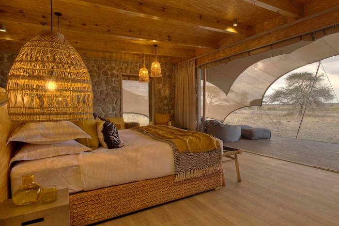 Namiri Plains - View fom the tent interior Asilia Tanzania