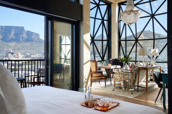 South Africa - Table Mountain views from the Silo Hotel in Cape Town