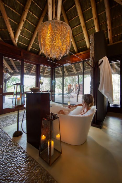 Leadwood suite bathroom in Sabi Sand in South Africa