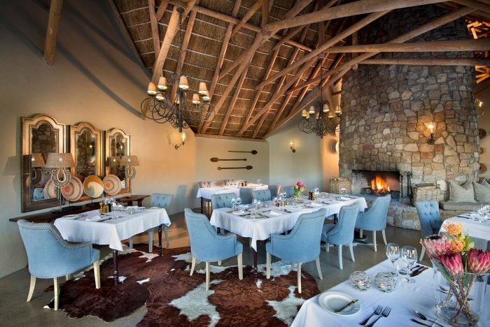 Dining room at Kwandwe Great Fish River Lodge