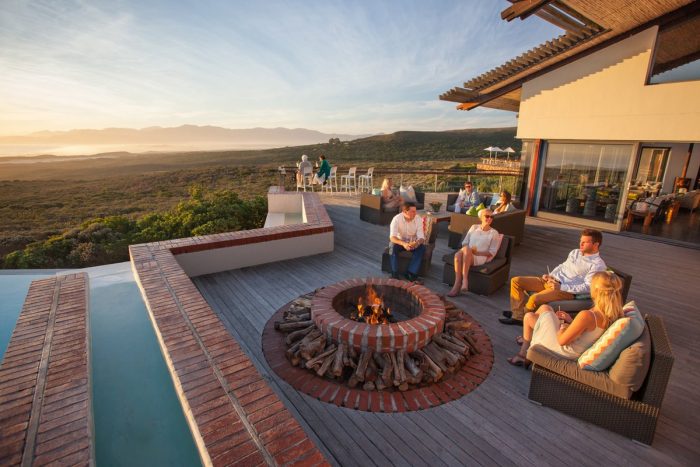 Grootbos Forest Lodge - Champagne Deck - in South Africa