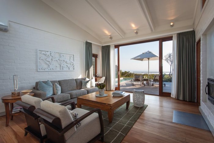 Grootbos Forest Lodge - Suite Lounge and Deck - in South Africa