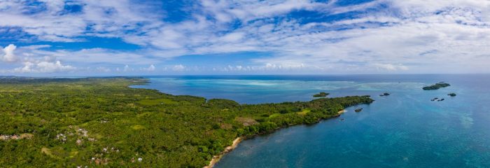 Aerial of Masoala Forest Lodge in Madagascar