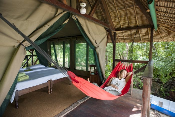 Hammock at Masoala Forest Lodge in Madagascar