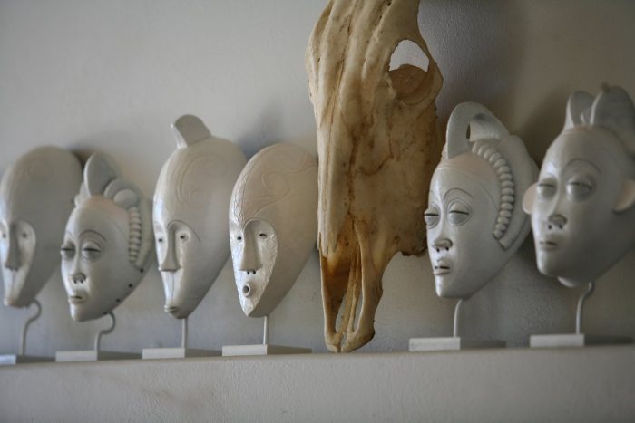 Detail in the decor at the Manor in the Karoo at Samara in South Africa with Bellingham Safaris