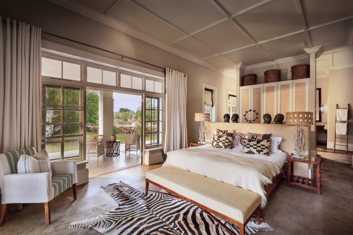 King Suite at the manor in the karoo in samara in south africa with bellingham safaris