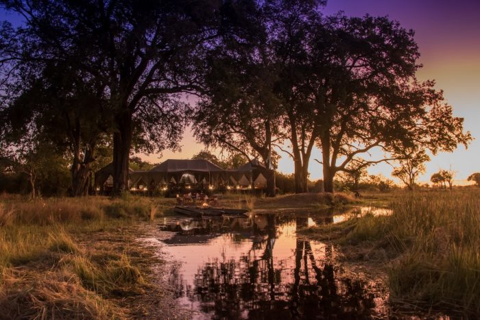 Dukes Camp in Okavango Delta in Botswana with Bellingham Safaris in Luxury