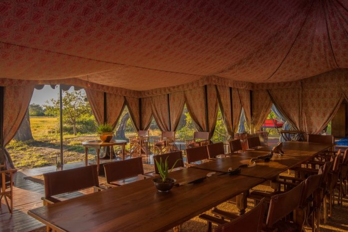 Dukes Camp in Okavango Delta in Botswana with Bellingham Safaris in Luxury