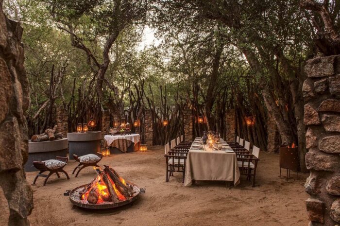 Dulini Moya Boma Dinner in Sabi Sands in South Africa with Bellingham Safaris in Luxury