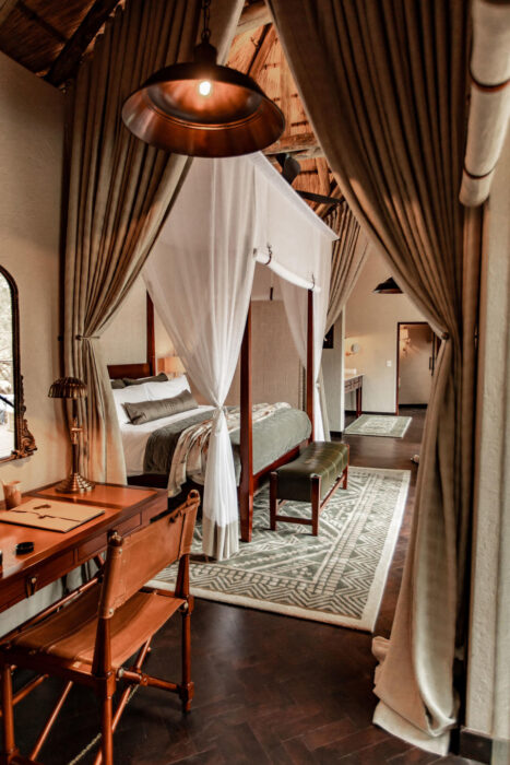 Dulini Moya Suite Bedroom in Sabi Sands in South Africa with Bellingham Safaris in Luxury