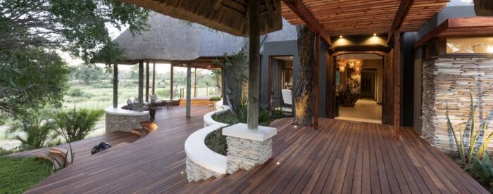 Dulini River Lodge Entrance to Main Lounge in Sabi Sands in South Africa with Bellingham Safaris in Luxury