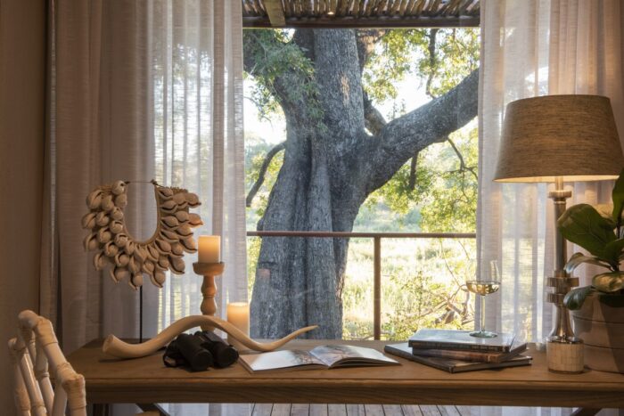 Dulini River Suite's View in Sabi Sands in South Africa with Bellingham Safaris in Luxury