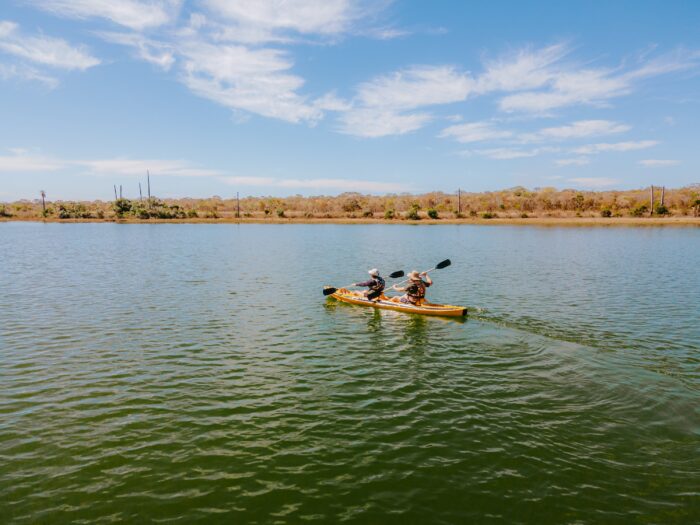 Kayaking in Pousada Trijuncao in Cerrado in Brazil in Luxury Safaris