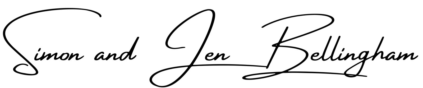 Simon and Jen Bellingham signature - Website Home